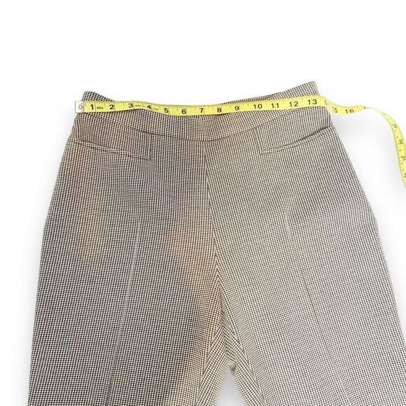 Akris punto Franca Houndstooth Cropped Trousers Black Cream Women’s Size 6 / S - Picture 15 of 16